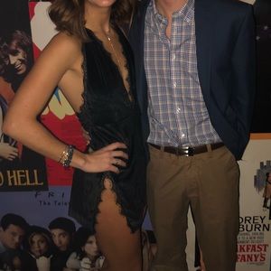 NWT Velvet dress with high slits